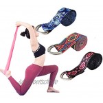 DC CLOUD Yoga Belt Yogaband Yoga-Gurte und Gürtel Perfekt zum Halten von Posen Yoga Strap Fitness-Übung Yoga-Gürtel Verstellbarer Yoga-Gürtel aus Baumwolle
