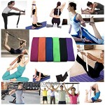 DC CLOUD Yoga Gurt Baumwolle Yoga Belt Yoga-Gurte zum Dehnen Yoga-Blöcke und Gurt Yoga Gürtel Gurt Verstellbarer Yoga-Gürtel aus Baumwolle