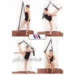 FBBULES Ballett Tür Stretch Band Dehnungsband Beinstrecker Yoga Pilates Flexibilitätstrainer Einstellbar Balletequipment Stretching-Gurt für Tanz Gymnastik Taekwondo Ausrüstung