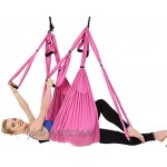 FINGER TEN Yoga Trapeze Yoga Hängematte Set Luftseide Safe Deluxe Aerial Kit Yoga Anti-Schwerkraft Swing Sling Inversionswerkzeug