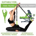 ieasky Yogagurt 4cm Breite Stretchgurt mit Mehreren Grip Loops Tür-Flexibilität Ideal für Heißes Yoga Körperliche Therapie Größere Flexibilität & Eignung-Training