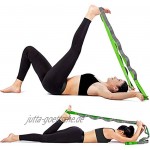 Onory Yoga-Gurt Stretchgurte für Physiotherapie mit Übungsheft & Tragetasche nicht elastisch mehrere Schlaufen