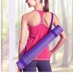 PiniceCore Verstellbare Yogamatte Straps Gürtel Schulterträger Yoga Straps Übung Stretch Yoga Gurt-Eignung Equiment Zufällige Farbe