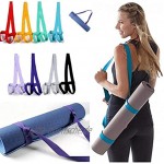 PiniceCore Verstellbare Yogamatte Straps Gürtel Schulterträger Yoga Straps Übung Stretch Yoga Gurt-Eignung Equiment Zufällige Farbe
