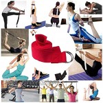 Yoga Gurt Baumwolle Yoga Belt Fitness-Übung Yoga-Gürtel Perfekt zum Halten von Posen Yoga Strap Verstellbarer Yoga-Gürtel aus Baumwolle