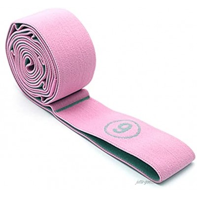 Yogagurt Yoga-Tanz Stretching Gürtel Spannband Fitness Weibliche Digitale elastische Band Einfach zu Verwenden Farbe : Pink Size : 135x4cm