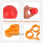 ansd 5 Stück Ball für die Hand Handgriffbälle fingertrainer Ball zum Druckentlasten zur Stärkung von Händen und Fingern und zur Linderung von Gelenkschmerzen