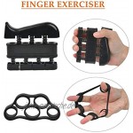 CENBEN 5-teiliges Set Handstärker Handgelenk-Handtrainer für das Muskelaufbau-Training inklusive Griffclip Finger-Training Ring und Anti-Stress-Ball