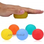 VGEBY Handtrainer Ball für Handmuskel Fingergymnastik Fingertrainer Fitness Ball Press Ball für Handgriff 2er Set