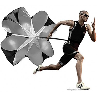 Speed Chute Widerstands-Fallschirm für Fußball Leichtathletik Sprint- und Ausdauertraining