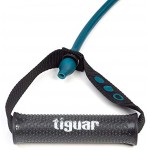 TIGUAR Double Tube Widerstandsband 215 cm Gummi Fitness Training Step leicht mittel schwer