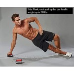 MetaBall Liegestützgriffe Push Up Stand Bar Griffe Liegestütze für Männer Fitness Workout Pushup Griff Rot