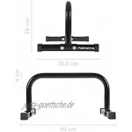 MSPORTS Low Fitness Parallettes Minibarren Professional LxBxH: 60x35x29 cm| Push-Up Bars Liegestützgriffe