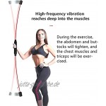 Sport Schwingstab Fitness Swingstick Schwerkrafttrainer zum Trainieren der Tiefenmuskulatur Elastische Fitnessstange Gewicht schütteln ausgestattet mit elastischen Trainingsgeräten geeignet für