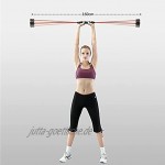 Sport Schwingstab Fitness Swingstick Schwerkrafttrainer zum Trainieren der Tiefenmuskulatur Elastische Fitnessstange Fitnesstraining Fettabbau-Schlankheitsstange Verwendung kann für körperliche Ü