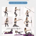 Sport Schwingstab Fitness Swingstick Schwerkrafttrainer zum Trainieren der Tiefenmuskulatur Elastische Fitnessstange Fitnesstraining Fettabbau-Schlankheitsstange Verwendung kann für körperliche Ü