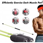 Sport Schwingstab Fitness Swingstick Schwerkrafttrainer zum Trainieren der Tiefenmuskulatur Tragbare Hochfrequenz-Trainingsstange für den Körper elastische Stange für tiefes Muskeltraining geeign