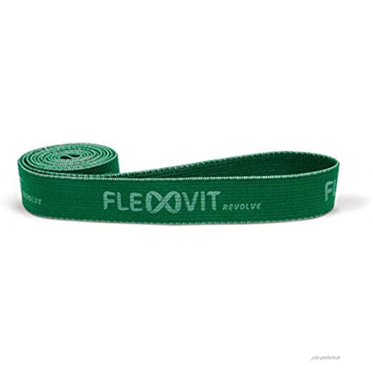 FLEXVIT Revolve Band – Fitnessbänder für effektives Ganzkörpertraining HIT Koordination Stabilisierung und Sprungkraft 4 Stärken Anfänger und Profis…