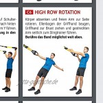 intensic SPORTS Slingtrainer Workout Poster großes Doppelposter 2X DIN A1 mit 60 Fitness-Übungen fürs Slingtraining
