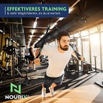 NOURIX® Schlingentrainer Set für zu Hause Sling Trainer mit Türanker und Deckenbefestigung | Suspension Trainer für Ganzkörper-Training