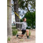 TRX Burn Suspension Trainer Schlingentrainer: Bodyweight Resistance System Ganzkörpertraining für zu Hause auf Reisen und im Freien Muskeln aufbauen Fett verbrennen Cardio verbessern