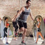 Bogoro Fitnessband Griff 2 Stück Kabelzug Fitness Stoßgriffe Fitness-Griff Kabelzug Griffe Einhandgriff für Widerstandsbänder für Gym Yoga Krafttraining Röhrengriffe Training