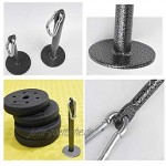 HomeDejavu Stahl-Hantelscheiben-Ständer Stahl Gewichtsplatte Ladestift für Workout-Gewichte Gewichteständer für Muskelkrafttraining 500KG