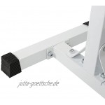 WARLA Squat Rack kniebeugenständer höhenverstellbar 105-160cm maximale Belastung 200 kg Stahlrahmen