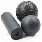 3 in1 Set Hohl Yoga Spalte Foam Roller Blocks Massage-Yoga-Kugel Gym Pilates Yoga-Übung Fitnessgeräte mit Tasche WTZ012