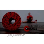 Blackroll Orange Med Faszienrolle Faszien Massagerolle 45cm weiß für Faszientraining mit Anleitung