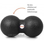 Joyletics® Faszienball »Double Ball 8 x 16 cm« ideal für die Selbstmassage des Bindegewebes | Faszientraining mit der Faszienrolle als praktischer Doppelball für eine tiefgreifende Massage