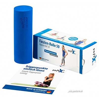 softX® Faszien-Rolle 50 Massage Rolle Reha Selbst Massage Sport Therapie