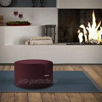 Body & Mind® Yogakissen Meditationskissen Boden Sitz-Kissen Polster für Meditation & Yoga; waschbarer Bezug und atmungsaktiver Premium Füllung; 18 cm Sitzhöhe