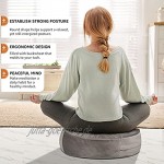 OVERMONT Yogakissen Meditationskissen Yoga Sitzkissen Augenkissen mit Bezug