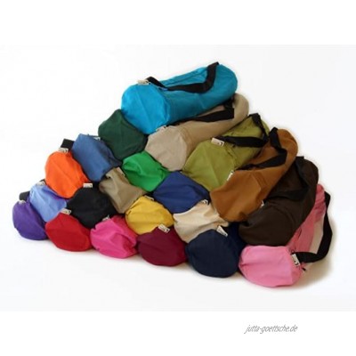 Bean Products Yoga Matten-Tasche extra groß einfach zu öffnen mit vollem Reißverschluß; 100% Baumwolle Hergestellt in USA
