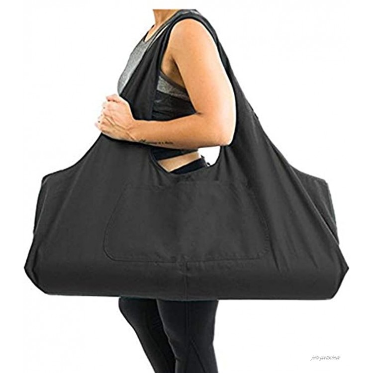 Ceepko Tasche für Yogamatten mit Reißverschluss groß Yogamatte Tragetasche Tragetasche mit 4 Taschen passend für Matten mit multifunktionalen Aufbewahrungstaschen leicht und langlebig