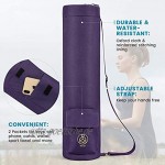 Gonex Yogatasche Yogamatte Tasche Durchgehender Reißverschluss für robuste wasserdichte Yogamatten-Tragetasche mit verstellbarem Schultergurt