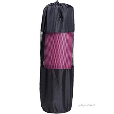 Juntful Yoga-Rucksack Yoga-Matte wasserdicht Nylon Pilates-Tasche Netzstoff Verstellbarer Gürtel