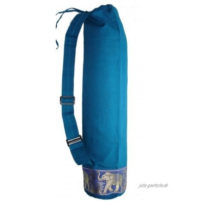 Yogamalai Yogamatten-Tasche 100 % Baumwolle Ozeangrün