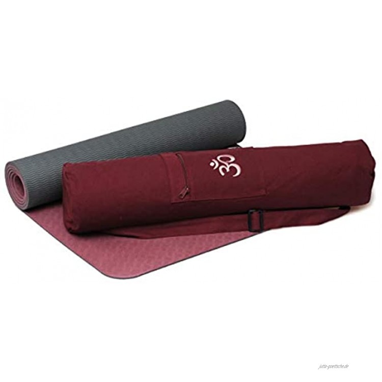 Yogistar Yoga-Set Starter Edition Comfort Yogamatte Pro + Yogatasche Om