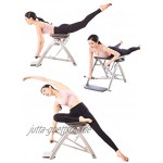 BLWX LY Pilates Iyengar Yoga-Hilfe-Stuhl verstellbare Falten Start Multifunktionskernkraftaufbau Hocker 4 Möglichkeiten Bewegung Sportstudio im Haus