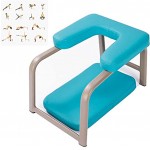 FAIRYPIE Yoga Kopfstandhocker Yoga Handstand Bench,Safe Yoga Kopfstandstuhl Yoga Hilft Trainingsstuhl Multifunktionale Invertierte Sportübungsbank Fitnessgeräte Den Perfekten Körper Chair,Blau