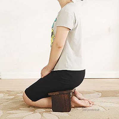 Gebetsbank Yoga Hocker aus Holz Kniesitz Meditationsbank für Tiefe Meditation für Eine Gesunde Aufrechte Körperhaltung