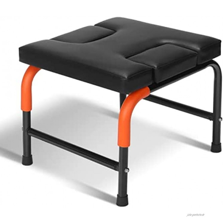Kadimendium Yoga-Kopfstand-Bank Stand-Yoga-Stuhl Multifunktionaler Yoga-Stuhl Mehrzweck-Yoga-Hocker Umweltfreundlich einfach zu bedienen für Familien-Fitnessstudio