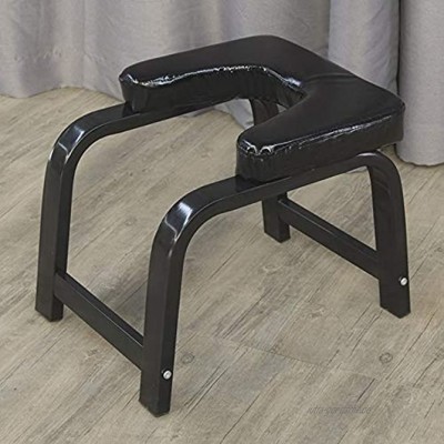 Kopfstandbank Yoga Inversion Stuhl Hocker Fitness Head Prop Yoga Assisted Stretching Stuhl Fitnessausrüstung Hilfe Sie entwickeln eine Perfect Body Farbe : Schwarz Größe : Einheitsgröße