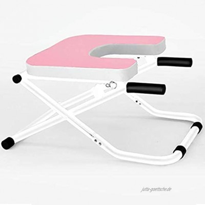 Priority Culture Umgekehrter Stuhl Yoga Kopfstandhocker Faltbar Inversionstisch Fitnessgeräte Kann 440 Pfund Unterstützen Behandeln Sie Rückenschmerzen Color : Pink Size : 38.5 * 48.5 * 36.5cm