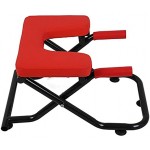 Priority Culture Umgekehrter Stuhl Yoga Kopfstandhocker Kann 440Lbs Unterstützen Faltbar Inversionstisch Rückenkrankheiten Vorbeugen Color : Red Size : 40 * 66 * 43cm