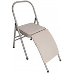 Yoga Klappstuhl Yoga Chair Hilfsstuhl Hocker Professionelle Haushaltsweiterung und Dicke Taille Unterstützung Yoga Hilfsausrüstung Farbe: grau Größe: 40x40x80cm-40x40x80cm. Grau