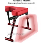 YOVYO Yoga Kopfstandhocker Handstand Bench Leicht Zu Falten Doppelarmlehnen-Design Verdicktes Stahlrohr Trapezförmige Struktur Tragende 200kg